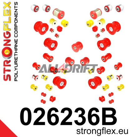 026236B: Kompletní sada silentbloků podvozku - Audi RS6 C6 (07-10)