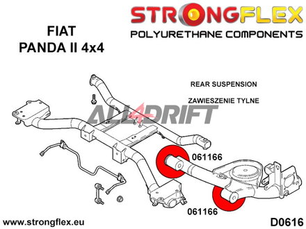 061166A: Rear trailing arm bush SPORT
