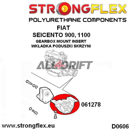 061278B: Gearbox mount insert