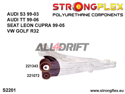 221072B: Front wishbone - front bush 30mm