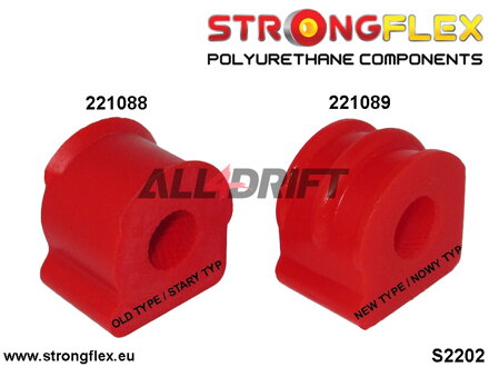 221089A: Front anti roll bar bush SPORT