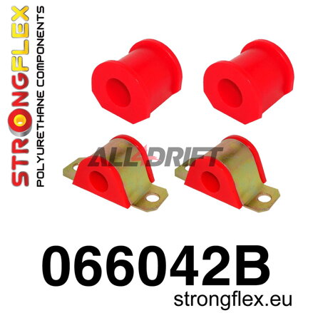 066042B: Front anti roll bar bush kit polyurethane