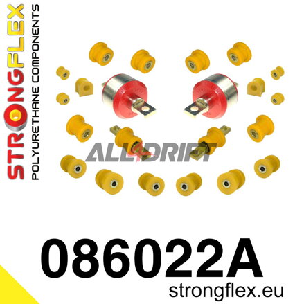 086022A: Rear suspension bush kit SPORT