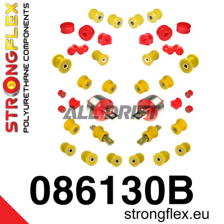 086130B: Full suspension bush kit polyurethane