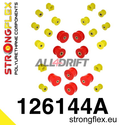 126144A: Full suspension bush kit SPORT
