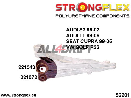 226086A: Front suspension bush kit SPORT