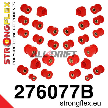276077B: Front and rear suspension bush kit