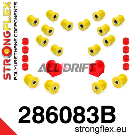 286083B: Rear suspension bush kit