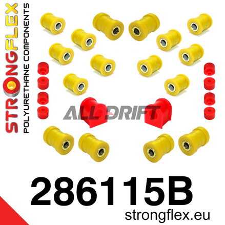 286115B: Rear suspension bush kit