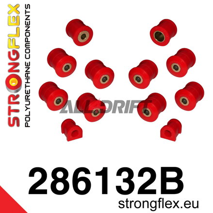 286132B: Rear suspension bush kit