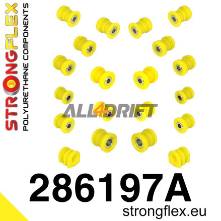 286197A: Rear suspension bush kit SPORT