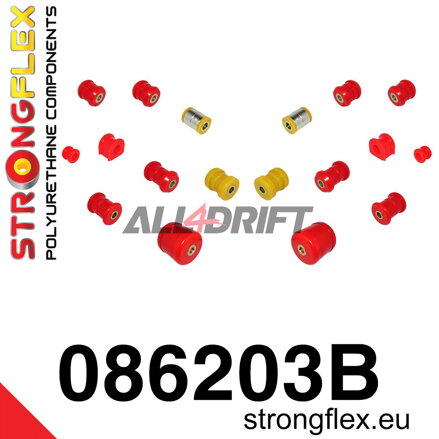 086203B: Rear suspension bush kit