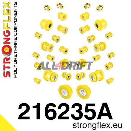 216235A: Full suspension polyurethane bush kit SPORT