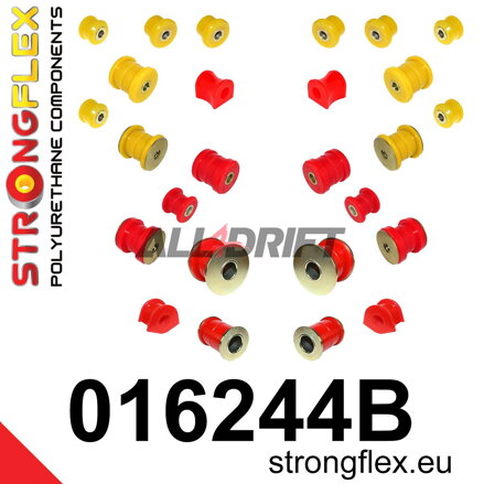 016244B: Full suspension bush kit - Alfa Romeo GTV (95-05) type 916