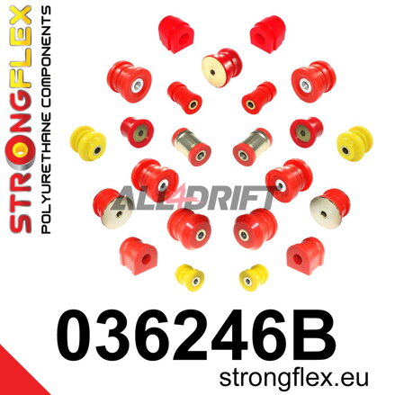 036246B: Full suspension polyurethane bush kit