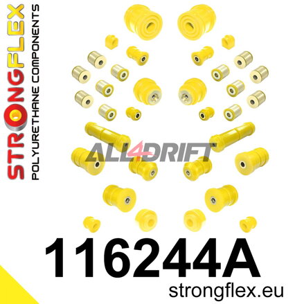 116244A: Full suspension bush kit SPORT