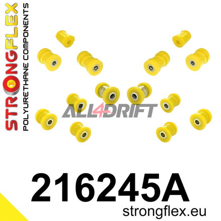 216245A: Rear suspension bush kit SPORT