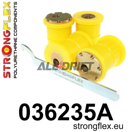 036235A: Rear trailing arm bush kit eccentric SPORT