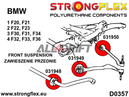 036051B: Full suspension bush kit
