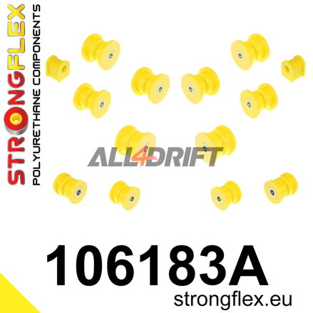 106183A: Rear suspension bush kit SPORT