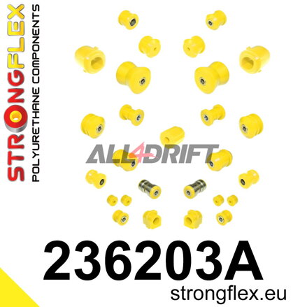 236203A: Full suspension bush kit SPORT