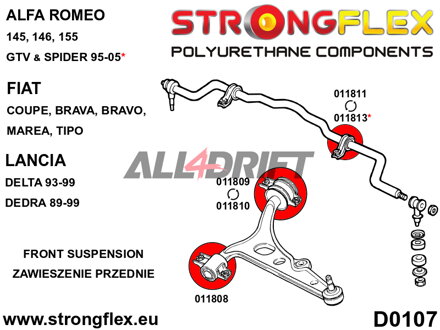 011813B: Front anti roll bar bush