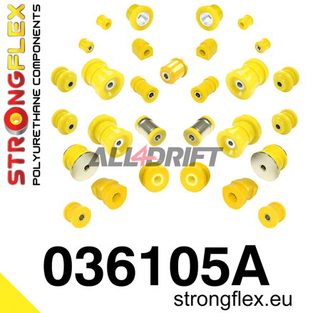 036105A: Full suspension bush kit SPORT