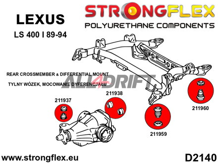 211959B: Rear subframe - front bush