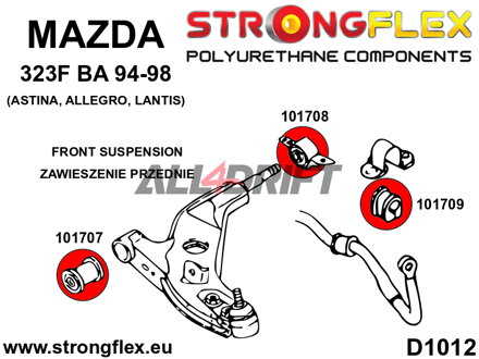 101707B: Front lower arm front bush