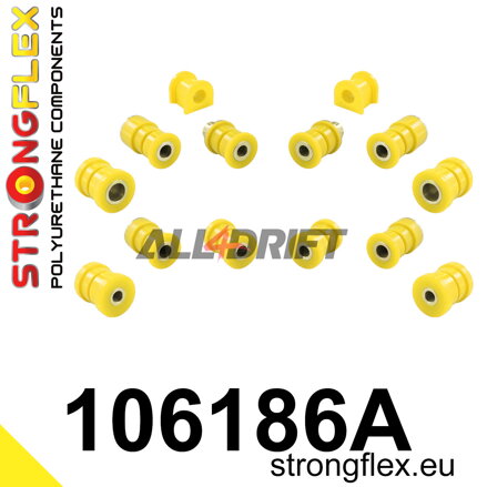 106186A: Rear suspension bush kit SPORT