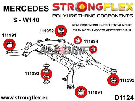 111991B: Rear crossmember – front bush