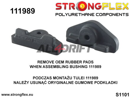 116251A: Front subframe bush kit SPORT