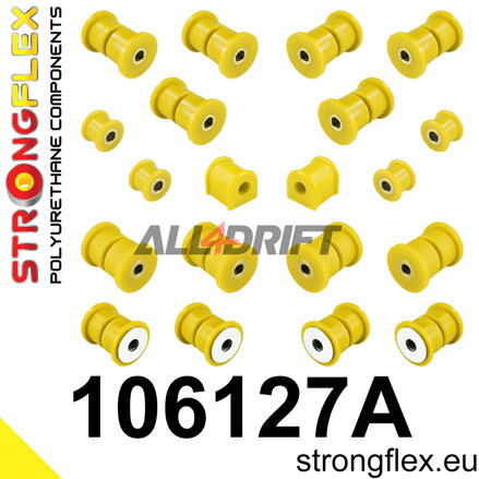 106127A: Rear suspension polyurethane bush kit SPORT
