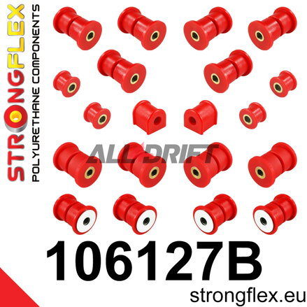 106127B: Rear suspension polyurethane bush kit