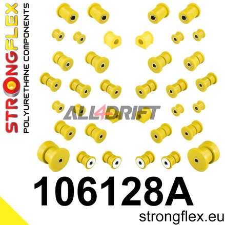 106128A: Full suspension polyurethane bush kit SPORT