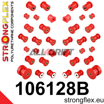 106128B: Full suspension polyurethane bush kit