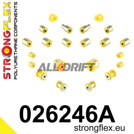 026246A: Rear suspension bush kit SPORT