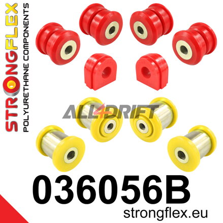036056B: Rear suspension bush kit