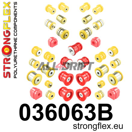 036063B: Full suspension polyurethane bush kit - BMW F11 (10-17) Touring RWD
