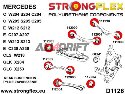 111998A: Rear lower arm – inner bush SPORT