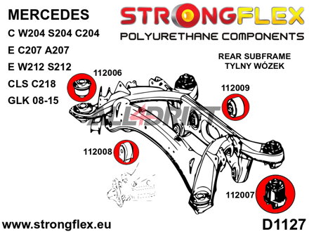 112008A: Rear diff mount - front bush SPORT