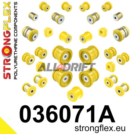 036071A: Full suspension polyurethane bush kit SPORT
