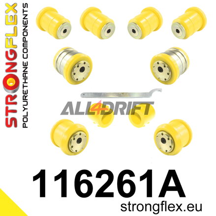 116261A: Front suspension bush kit SPORT