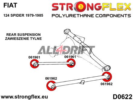 061962A: Rear lower arm bushing SPORT
