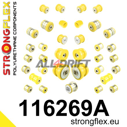 116269A: Full suspension polyurethane bush kit SPORT