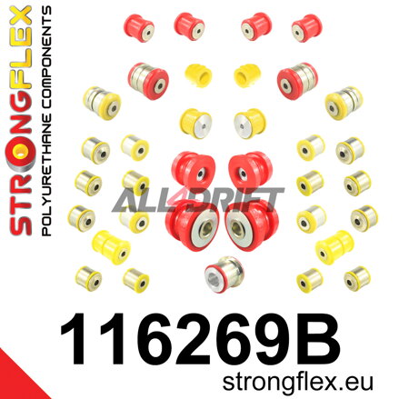 116269B: Full suspension polyurethane bush kit