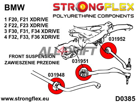 031951A: Front suspension - front bush SPORT