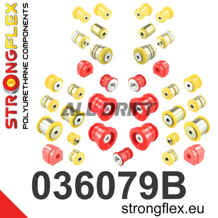 036079B: Full suspension polyurethane bush kit