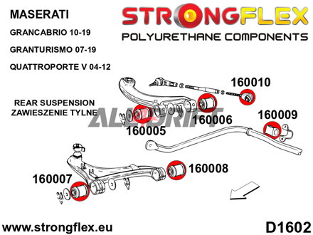 160007A: Rear lower arm – front bush SPORT