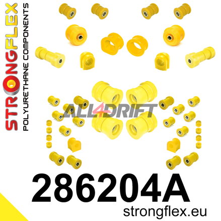 286204A: Full suspension bush kit R33 R34 AWD SPORT